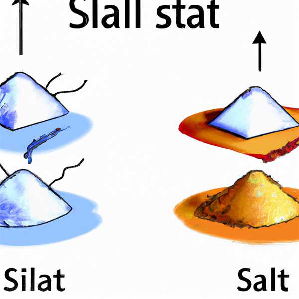 Поваренная соль и сахар сходство и отличия